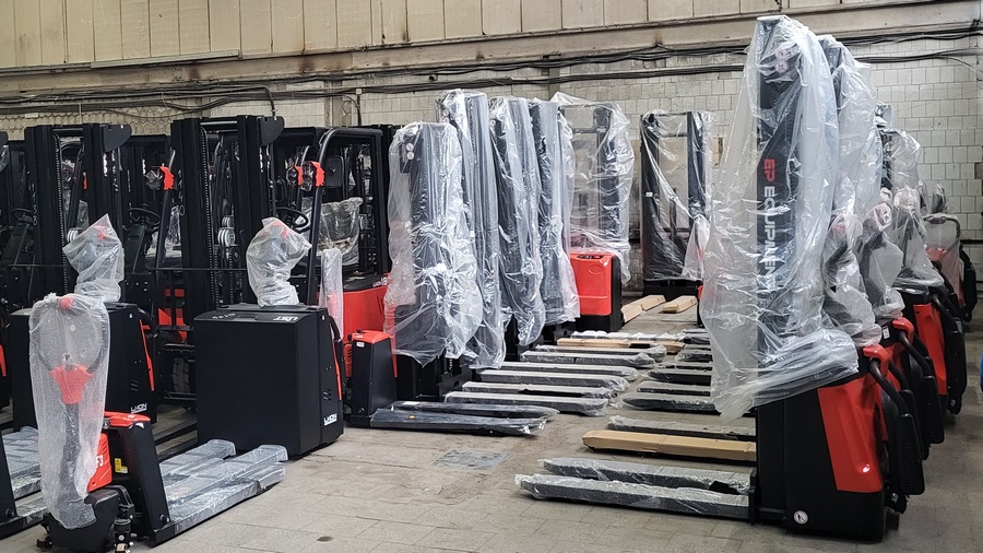 Тест-драйв складской техники на нашем складе в Березниках