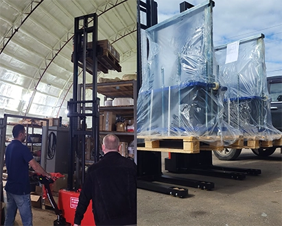 Тест-драйв складской техники на нашем складе в Березниках