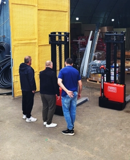 Тест-драйв складской техники на нашем складе в Березниках